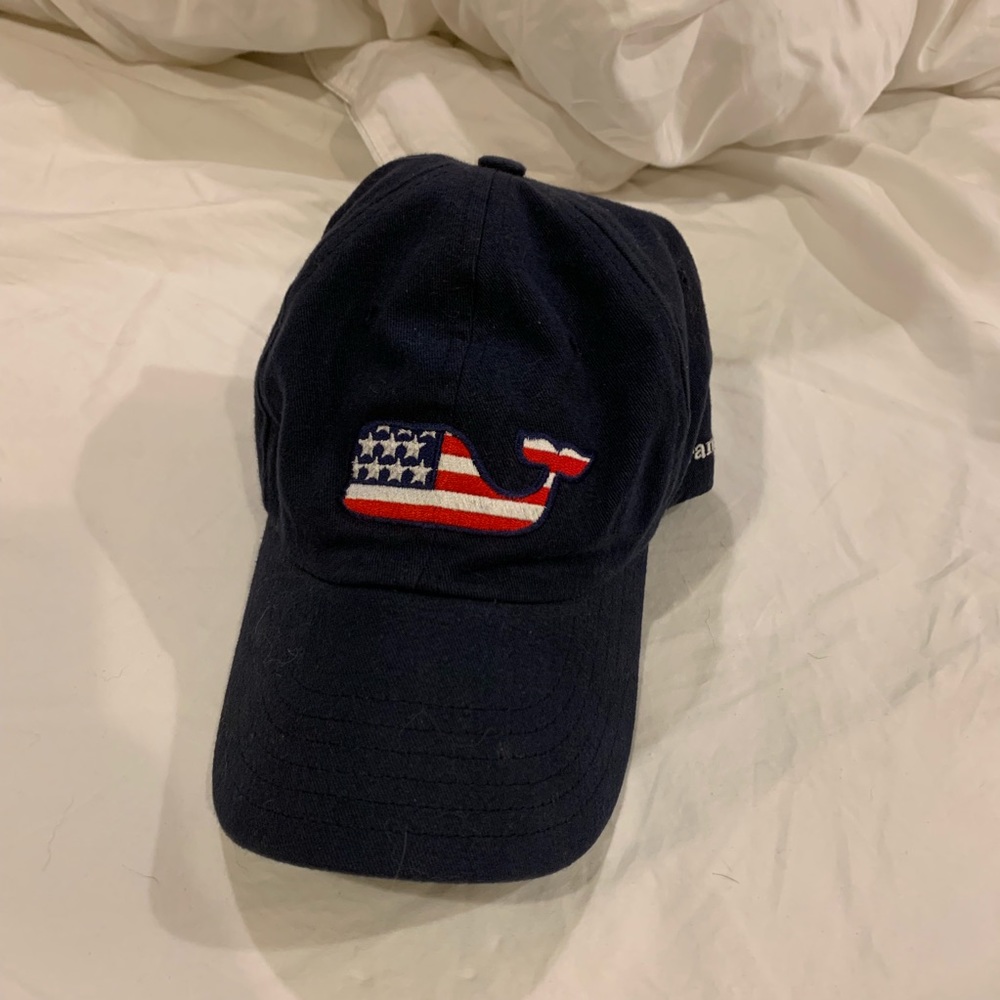 VV Flag Whale Navy San Francisco Baseball Hat